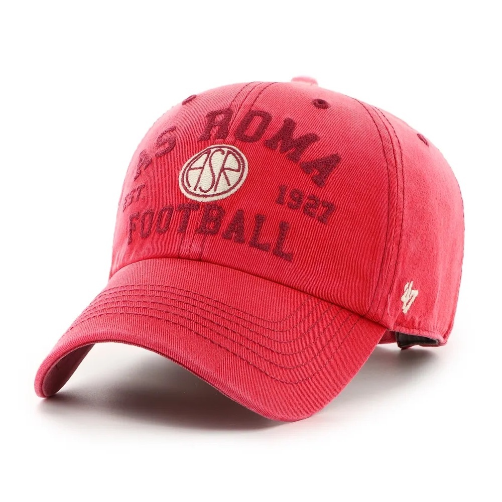AS Roma Dusted Cap, Adult, Red